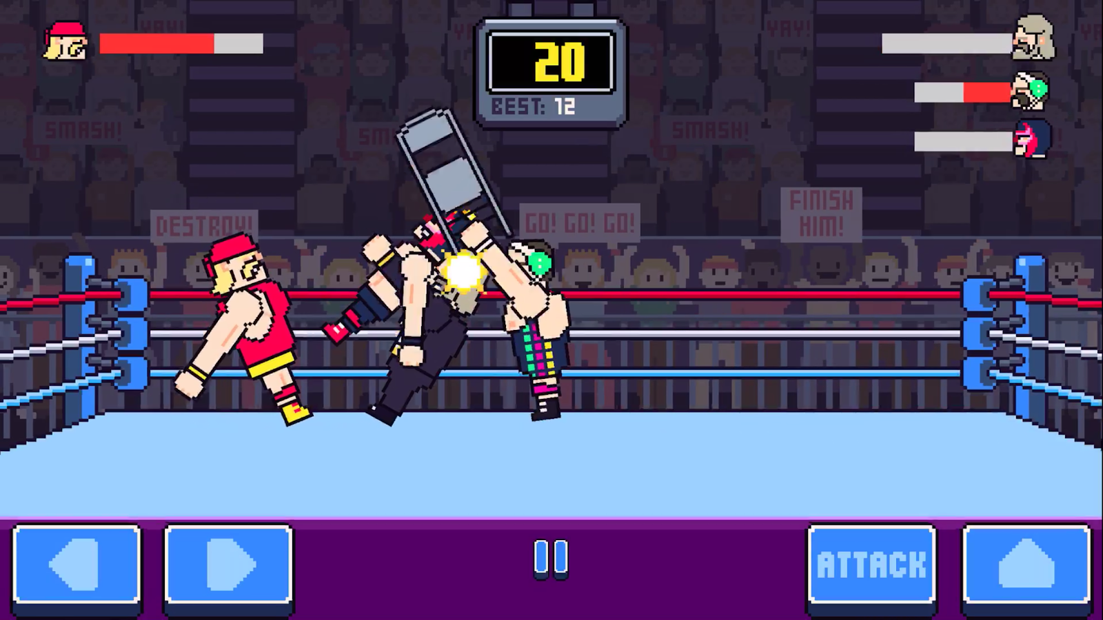 Rowdy Wrestling 1.1.8. Скриншот 5