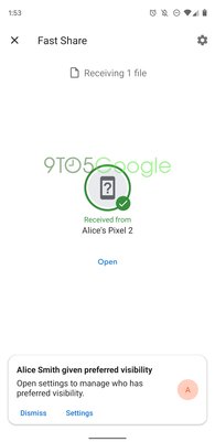 Google готовит аналог AirDrop для Android
