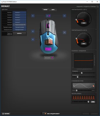 Игровой комплект: Steelseries Rival 310 и коврик QCQ PRISM
