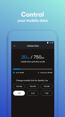 Облегчённая версия Spotify для Android занимает всего 10 МБ