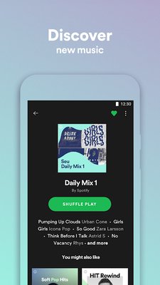 Облегчённая версия Spotify для Android занимает всего 10 МБ
