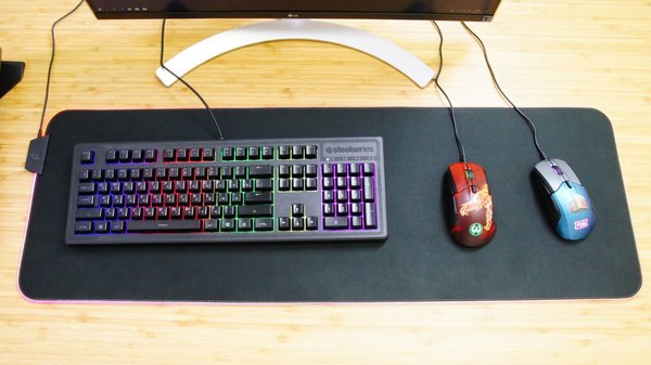 Игровой комплект: Steelseries Rival 310 и коврик QCQ PRISM