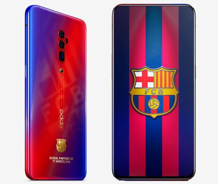 OPPO представила Reno 10x Zoom для футбольных фанатов Барселоны