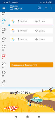 Топ-5 лучших календарей для Android