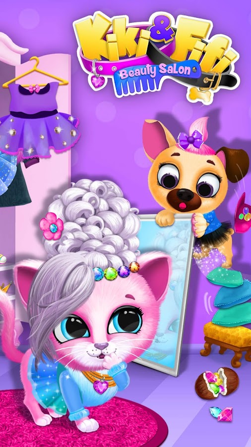 Kiki and Fifi Pet Beauty Salon 5.0.40115. Скриншот 1