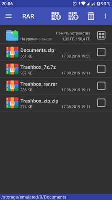 Топ-6 лучших архиваторов для Android