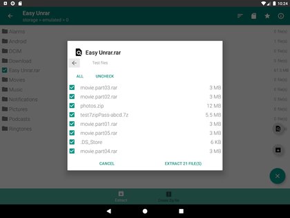 Easy Unrar 4.3. Скриншот 10