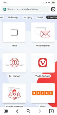 Наследник Opera браузер Vivaldi вышел на Android