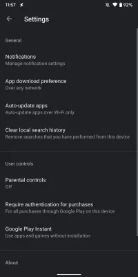Если Google Play стал чёрным, не пугайтесь