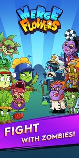 Merge Flowers vs Zombies 2.9. Скриншот 1