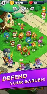 Merge Flowers vs Zombies 2.9. Скриншот 2