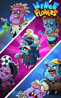 Merge Flowers vs Zombies 2.9. Скриншот 4