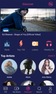Free Music Unlimited 2.6.0. Скриншот 2