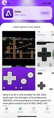 AltStore — альтернативный магазин приложений для iOS с эмулятором Nintendo