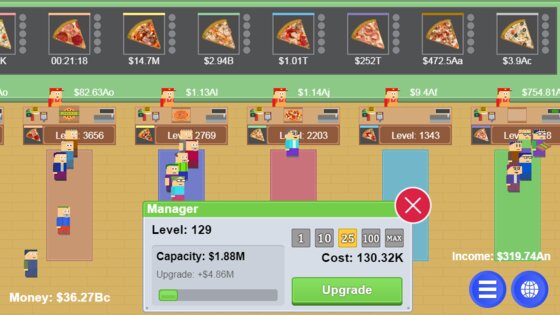 Idle Pizzeria 1.1.0.3. Скриншот 5