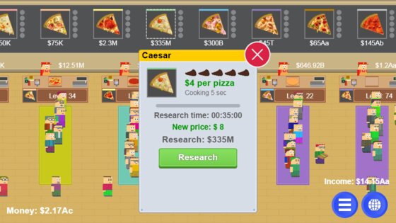 Idle Pizzeria 1.1.0.3. Скриншот 6