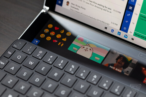 Microsoft представила складные смартфон и планшет — у обоих по два экрана