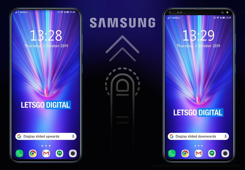 Samsung задумалась о выпуске смартфона-слайдера с гибким экраном