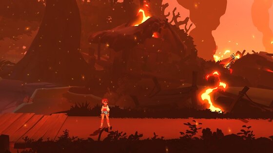 Обзор Indivisible. Нарисованный вручную платформер