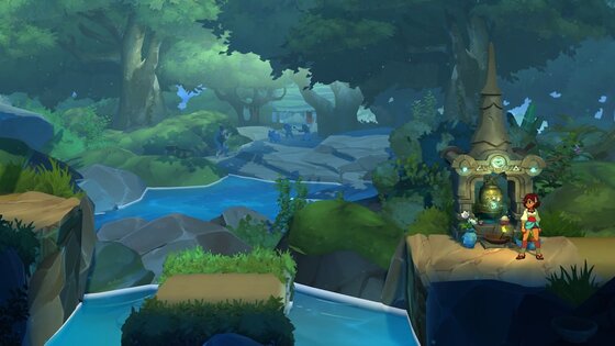 Обзор Indivisible. Нарисованный вручную платформер