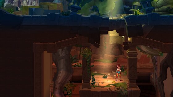 Обзор Indivisible. Нарисованный вручную платформер