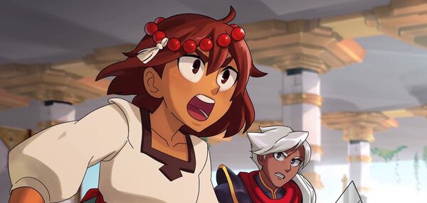 Обзор Indivisible. Нарисованный вручную платформер