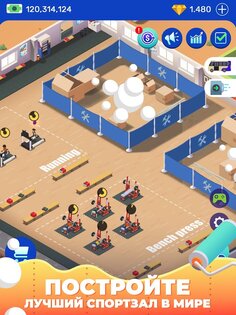 Idle Fitness Gym Tycoon 1.7.7. Скриншот 17