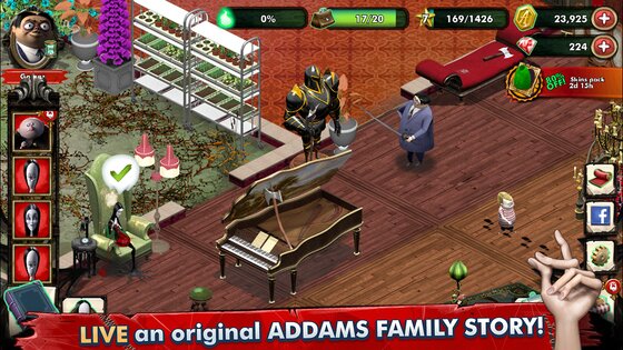 Addams Family Mystery Mansion 0.10.1. Скриншот 1