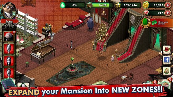 Addams Family Mystery Mansion 0.10.1. Скриншот 4