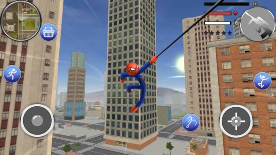 Spider Stickman Rope 1.2.28. Скриншот 1