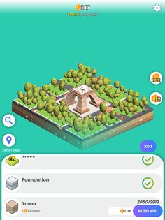 Idle Landmarks 1.1.9. Скриншот 5