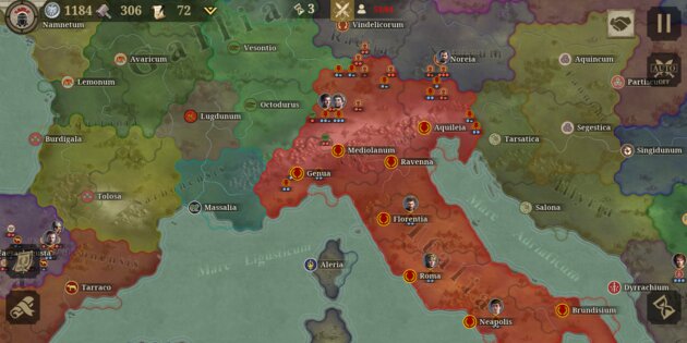 Great Conqueror: Rome 3.3.0. Скриншот 1
