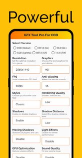 COD GFX Tool 22.1. Скриншот 2