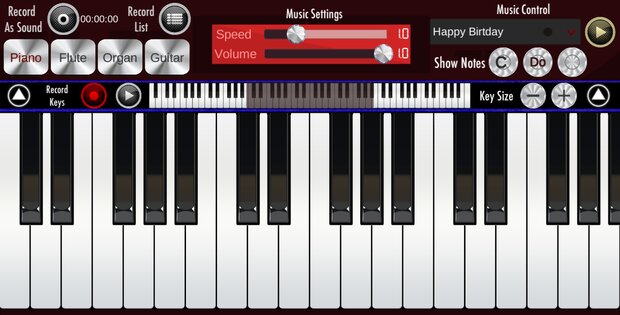 Real Piano 1.24. Скриншот 2