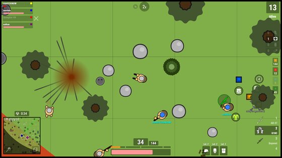 surviv.io 1.1.2. Скриншот 4