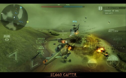 Blood Copter 0.2.6. Скриншот 1