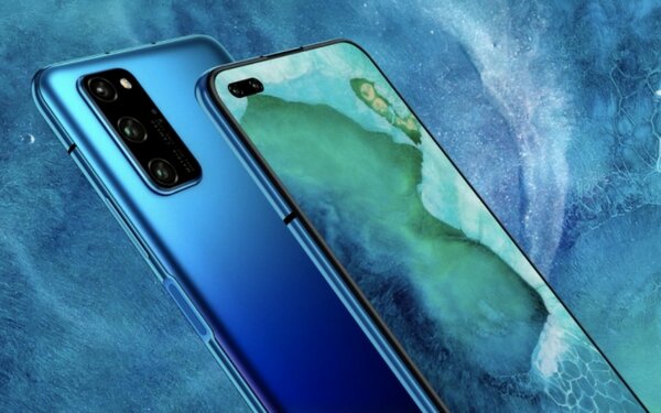 Анонсированы HONOR V30 и V30 Pro с 5G и тройной камерой на 40 Мп