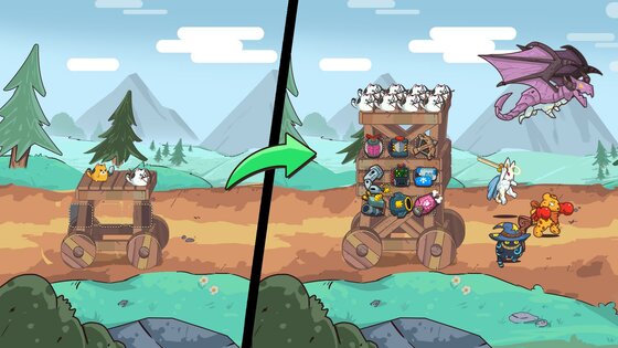 CatnRobot Idle Defense 4.1.4. Скриншот 1