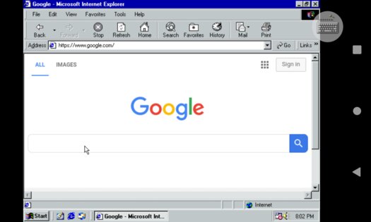 Win 98 Simulator 1.4.4. Скриншот 1