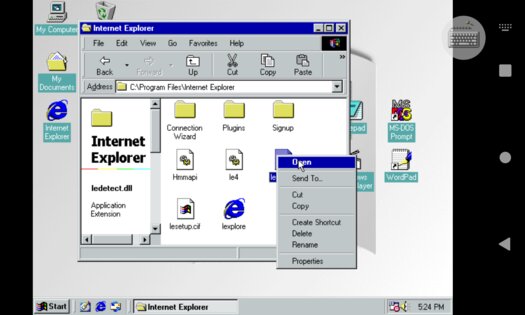 Win 98 Simulator 1.4.4. Скриншот 8