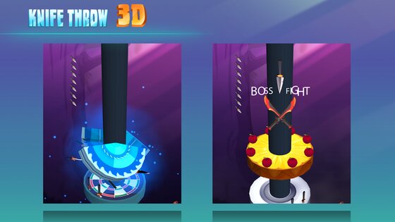 Knife Throw 3D 2.33. Скриншот 5