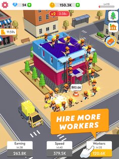 Idle Construction 3D 2.32. Скриншот 10
