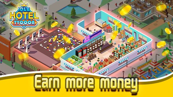 Idle Hotel Tycoon 1.4.2. Скриншот 14