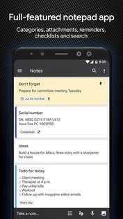 Secure Notes Elite 1.1.0. Скриншот 2