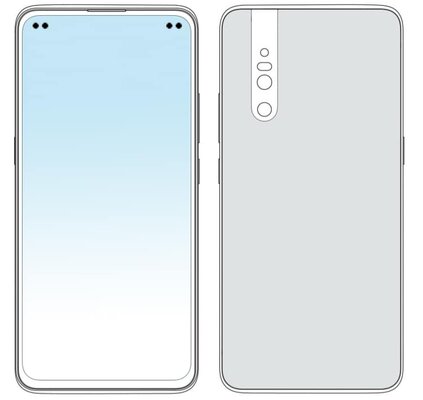 Vivo планирует встраивать в экран четыре фронтальных камеры. Патент уже есть