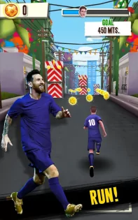 Messi Runner World Tour 2.1.5. Скриншот 1