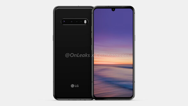 Появились первые рендеры флагмана LG G9: четыре камеры и каплевидный вырез