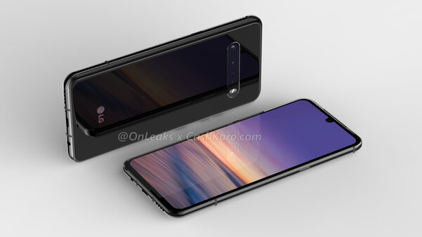Появились первые рендеры флагмана LG G9: четыре камеры и каплевидный вырез