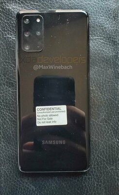 Живые фото раскрыли дизайн Samsung Galaxy S20+ 5G