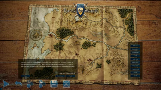 Battle for Wesnoth 1.14.17. Скриншот 1